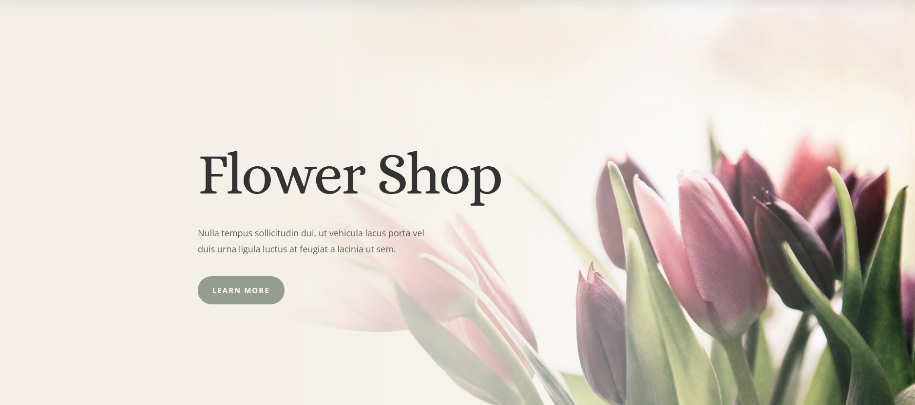 Flower Shop Website Template