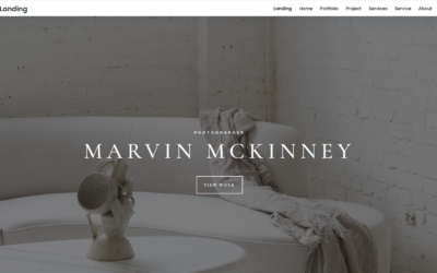 Photography Website Template