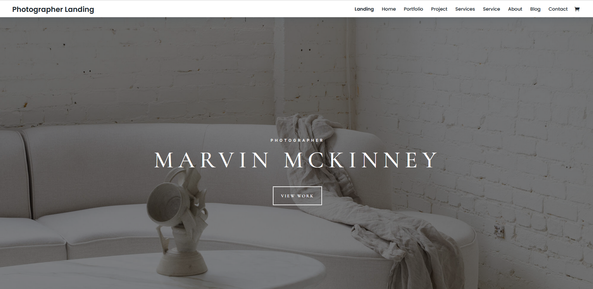 Photography Website Template